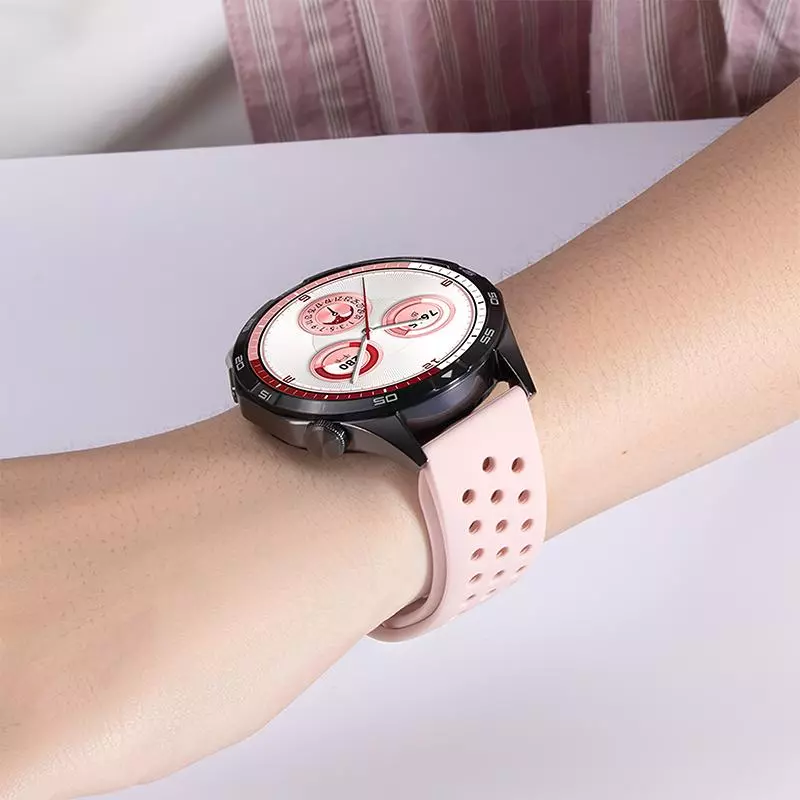 WH25 Flexible Series Hole Type Solid Color Silicone Strap(22mm) WH25 Flexible Series Hole Type Solid Color Silicone Strap(22mm)
