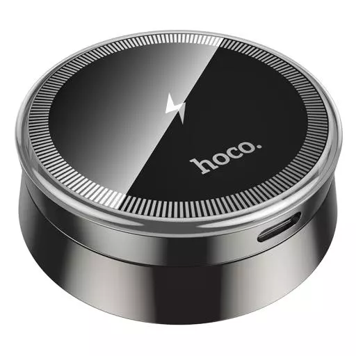 HW33 Metal Ring Magnetic Wireless Fast Charging Car Holder(center Console)