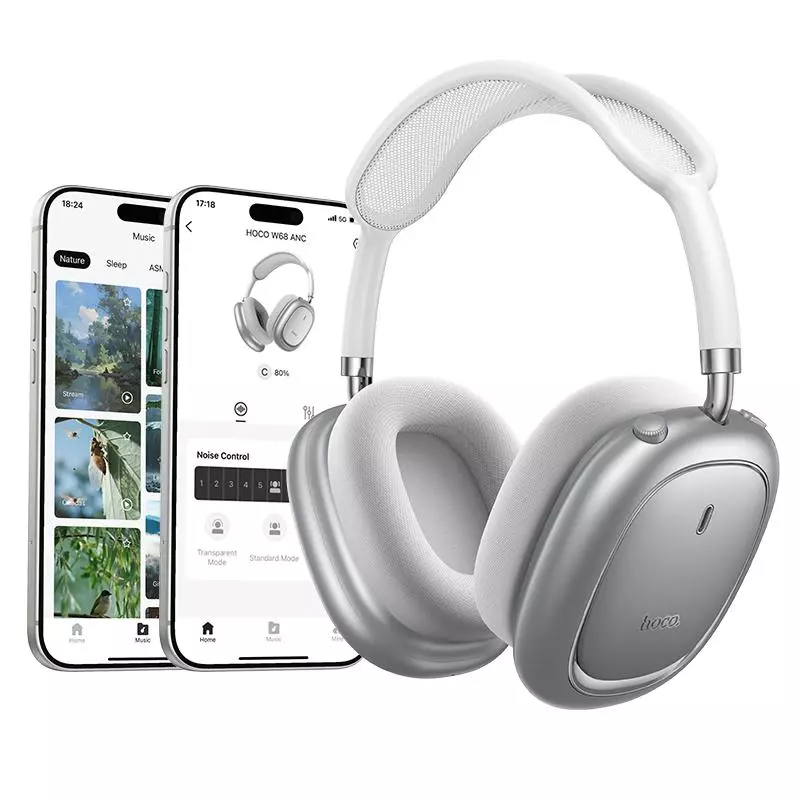 W68 Calma ANC Noise-canceling BT Headphones(App) W68 Calma ANC Noise-canceling BT Headphones(App)
