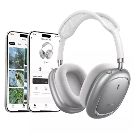 W68 Calma ANC Noise-canceling BT Headphones(App)