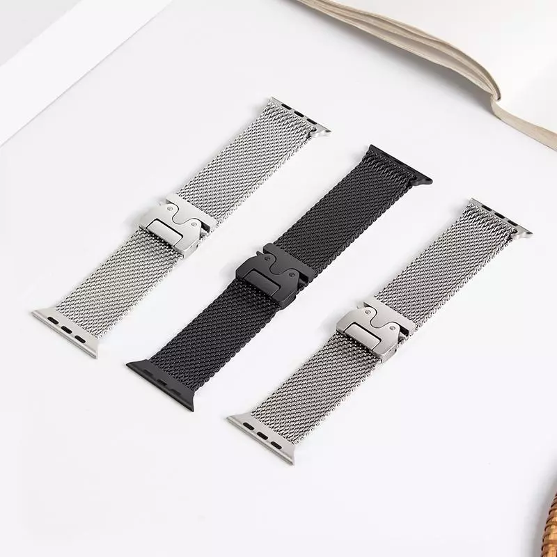 WA33 Original Series Umbrella Buckle Milanese Steel Strap Strap(44/45/46/49mm) WA33 Original Series Umbrella Buckle Milanese Steel Strap Strap(44/45/46/49mm)