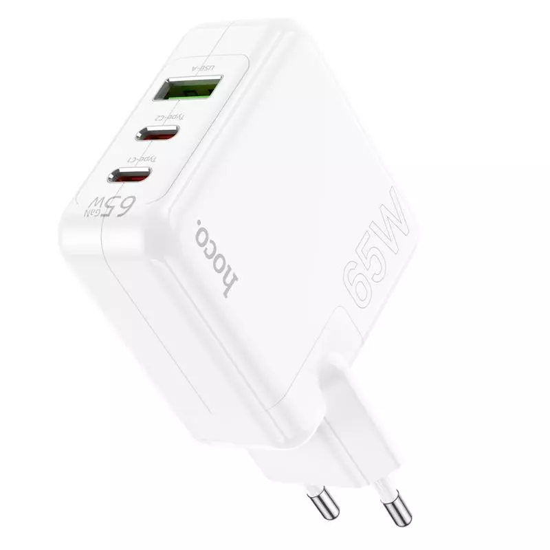 C115A Header PD65W  GaN Three-port(2C1A) Charger(EU)