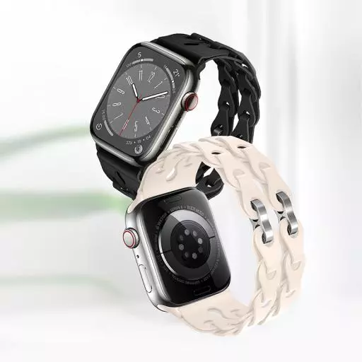 WA28 Flexible Series Fashion Hollow Silicone Strap (44/45/46/49Mm)