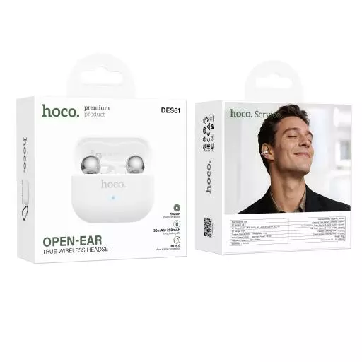 DES61 Cool True Wireless BT Headset(with Black Silicone Case)