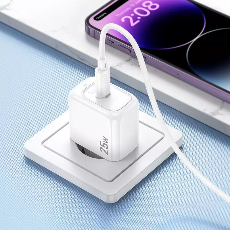 CS53A Surplus Single Port PD25W Charger Set(C To IP)(EU)