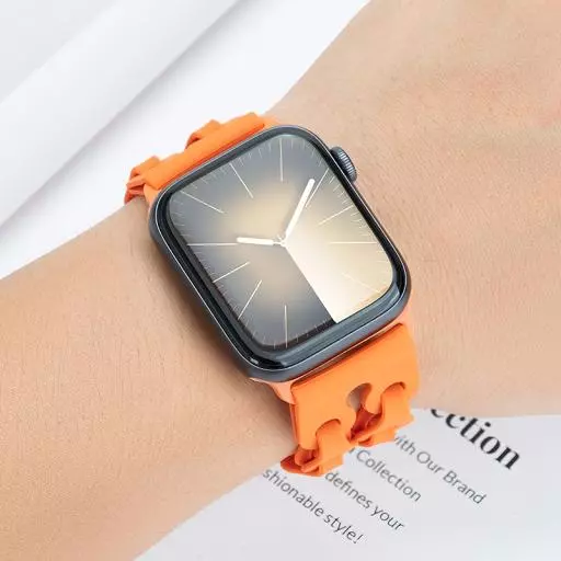 WA28 Flexible Series Fashion Hollow Silicone Strap (38/40/41/42Mm)