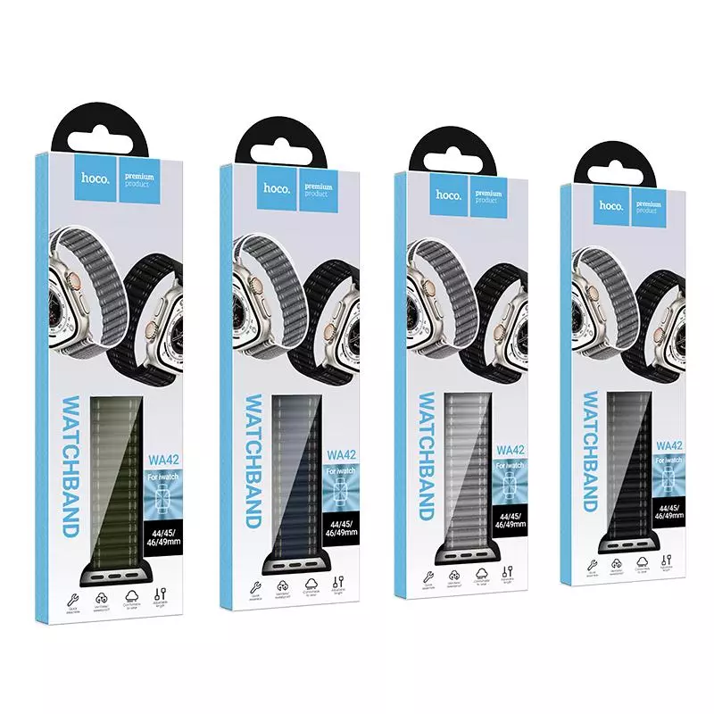 WA42 Fabric Series Loop Wave Pattern Nylon Strap(44/45/46/49mm) WA42 Fabric Series Loop Wave Pattern Nylon Strap(44/45/46/49mm)