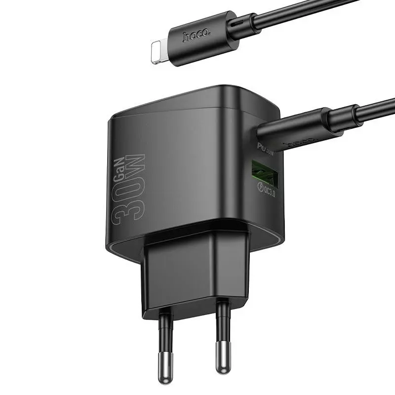 CS61A Bright PD30W+QC3.0 charger set(C to IP)(EU)