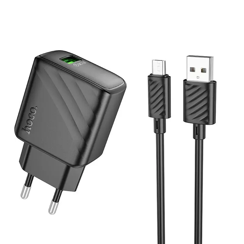 CS21A Rich Single Port QC3.0 Charger Set(Micro)(EU)