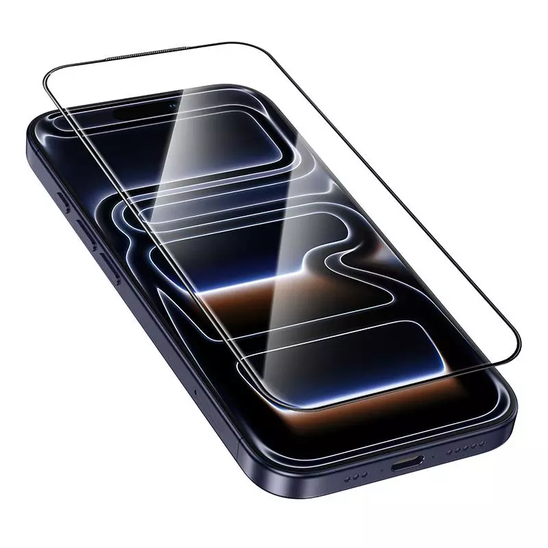IP17 Air(10PCS)(G16 )Guardian Shield Series Full Screen 5D Large Arc Tempered Glass Set For