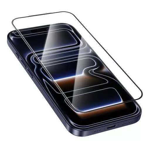 IP17 Air(10PCS)(G16 )Guardian Shield Series Full Screen 5D Large Arc Tempered Glass Set For