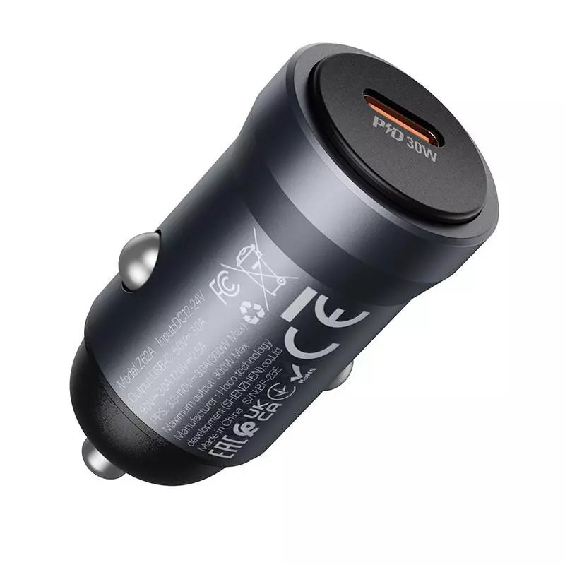 Z62A Energy Car Adapter Single Port PD 30W