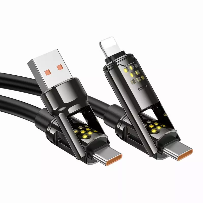 U143 Joy 240W 4-in-1 charging data cable USB/C to iP/C (1M)