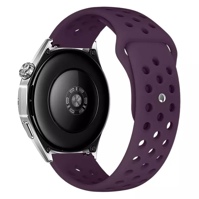 WH25 Flexible Series Hole Type Solid Color Silicone Strap(22mm) WH25 Flexible Series Hole Type Solid Color Silicone Strap(22mm)
