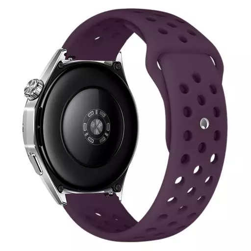 WH25 Flexible Series Hole Type Solid Color Silicone Strap(22mm)