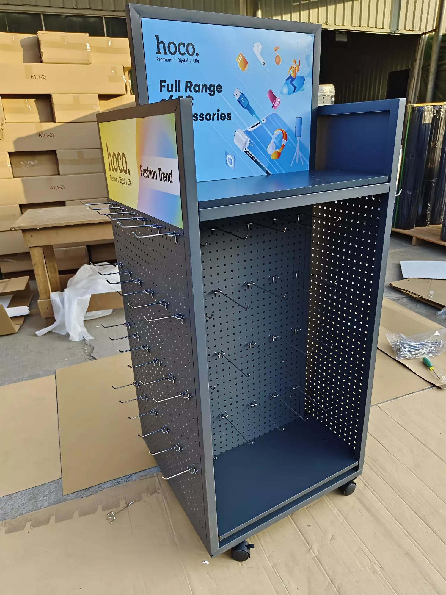 HN11 Single-sided Promotional Hook Display Stand