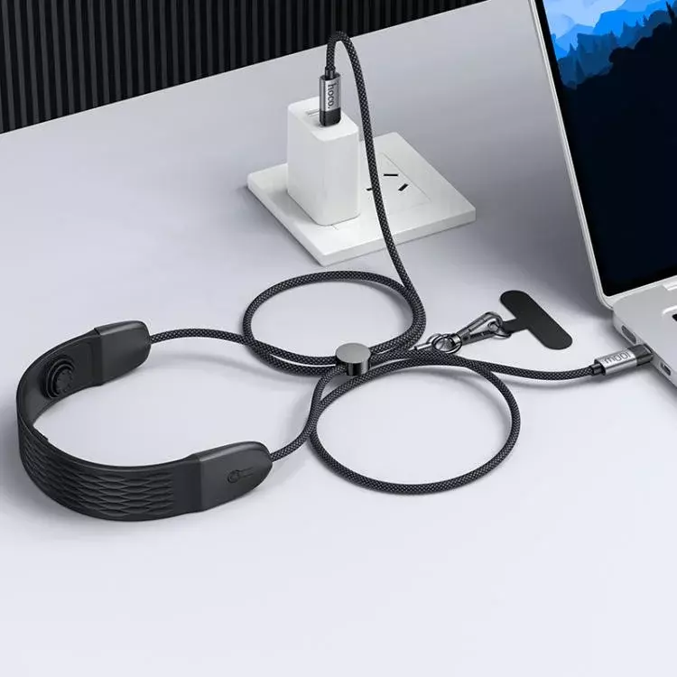 U145 100W CHARGING DATA CABLE C TO C NECK HANGING WITH MASSAGER