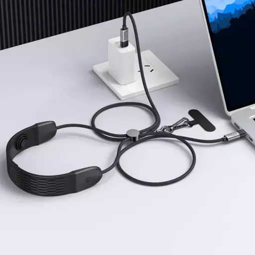 U145 100W CHARGING DATA CABLE C TO C NECK HANGING WITH MASSAGER