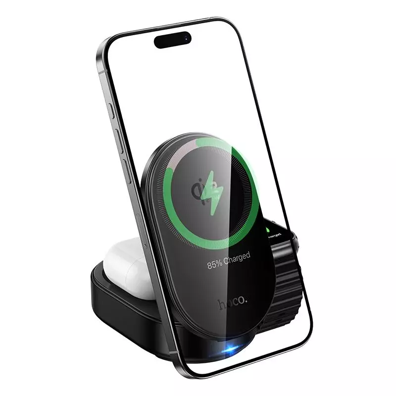 CQ23 Pole Qi2.2 3-In-1 Magnetic Wireless Fast Charger