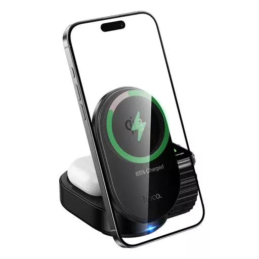 CQ23 Pole Qi2.2 3-In-1 Magnetic Wireless Fast Charger