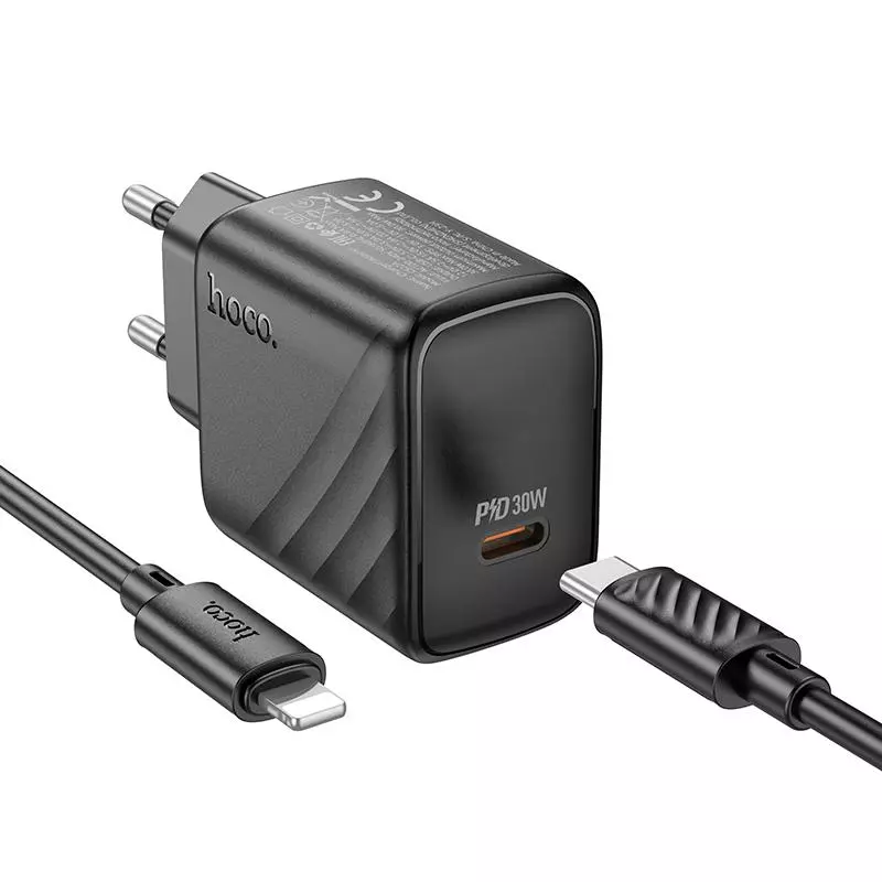 CS22A Value Single Port PD30W Charger Set(C To IP)(EU)