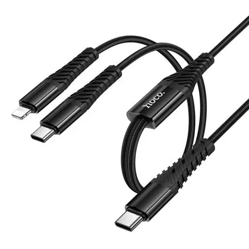 X123 Victory 2-In-1 Charging Cable(C To IP+C)
