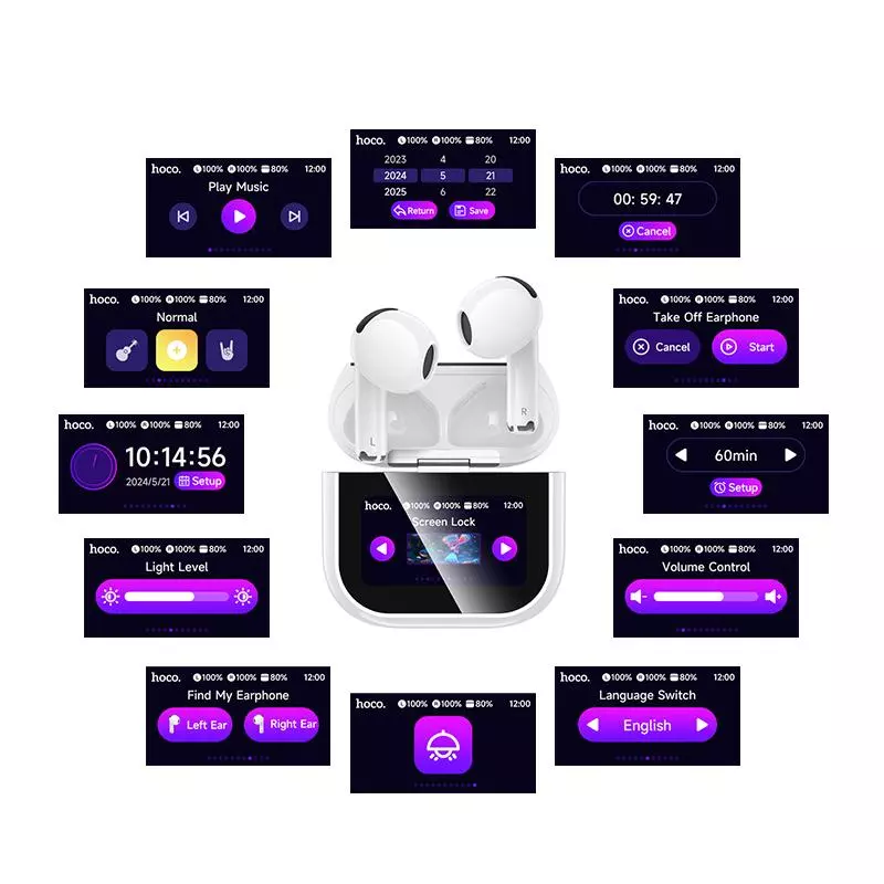 EW82 Sparkle True Wireless Touch Screen BT Headset EW82 Sparkle True Wireless Touch Screen BT Headset