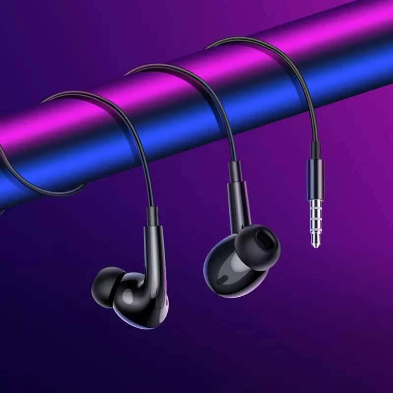 M101 Pro Crystal Sound Wire-controlled Earphones With Microphone