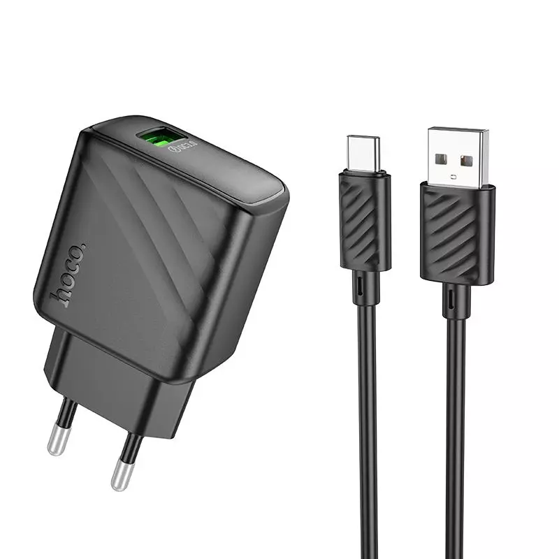 CS21A Rich Single Port QC3.0 Charger Set(Type-C)(EU)