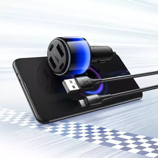 Z69 Vivido 24W(2C2A) Car Charger Set(Micro)