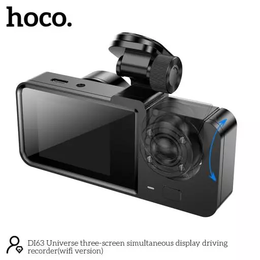 DI63 Universe Three-screen Simultaneous Display Driving Recorder(wifi Version)