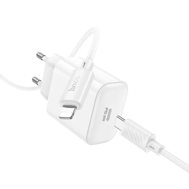 C76A Pro Majestic single port PD30W charger set(C to iP)(EU)