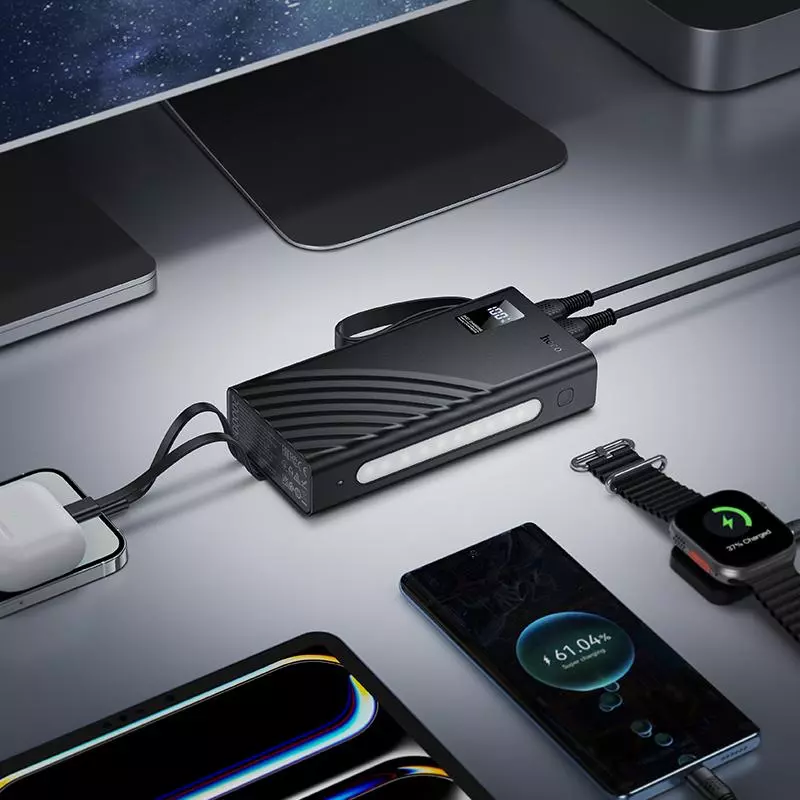 J155 Shine 22.5W+PD20W+light 4-Cable Power Bank(20000mAh) J155 Shine 22.5W+PD20W+light 4-Cable Power Bank(20000mAh)