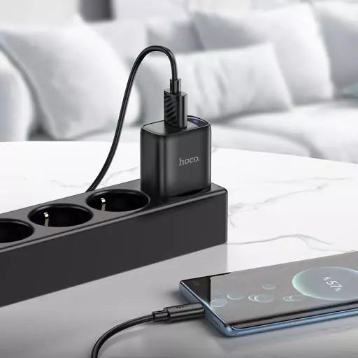 C140A Smart Single Port QC3.0 Charger Set(Type-C)(EU)
