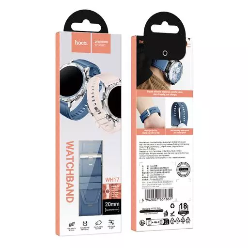 WH17 Original Series Push-type Silicone Strap(22mm)