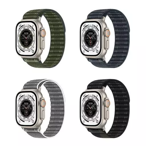 WA42 Fabric Series Loop Wave Pattern Nylon Strap(44/45/46/49mm)
