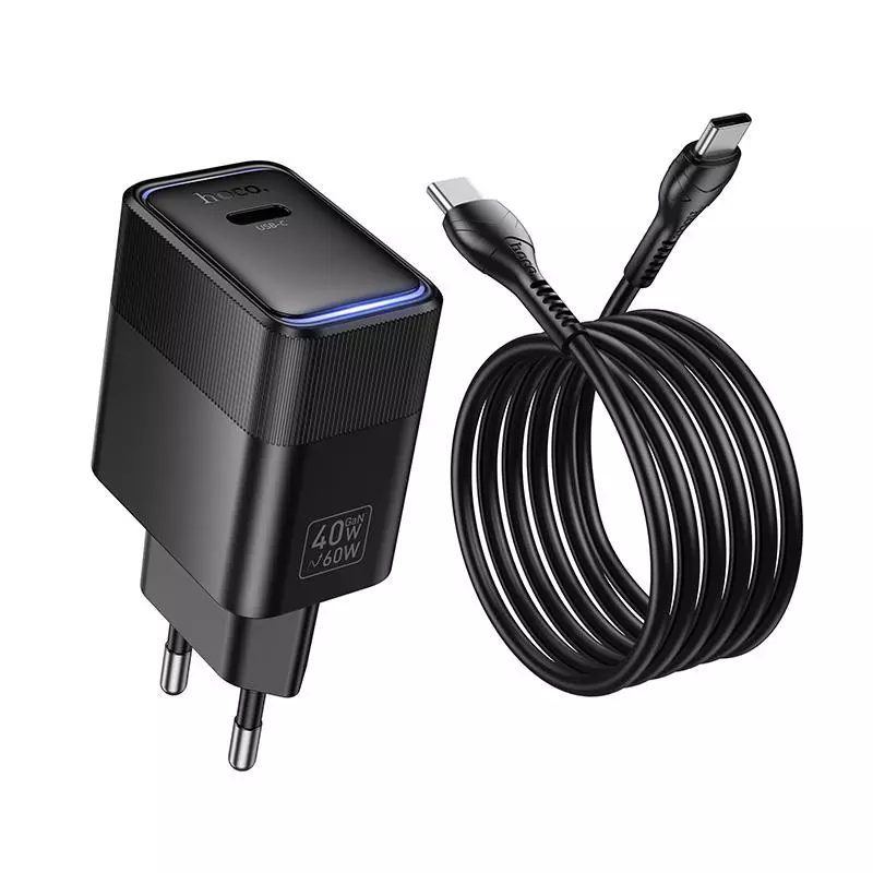 CS113A Lounge Single Port PD40W Charger Set(C To C)(EU)