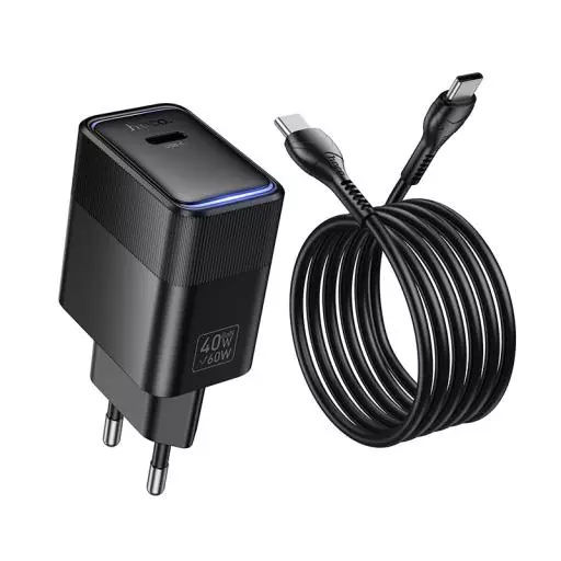 CS113A Lounge Single Port PD40W Charger Set(C To C)(EU)