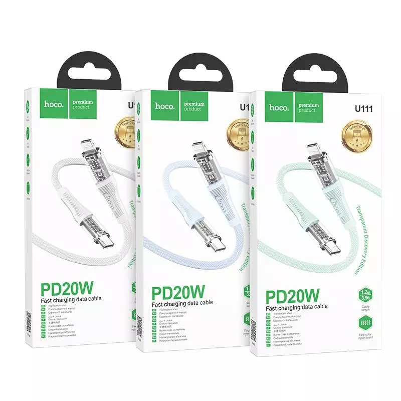 U111 IP Transparent Discovery Edition PD Charging Data Cable