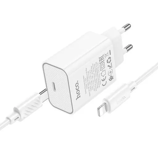 C143A Benefit single port PD20W charger set(C to iP)(EU)