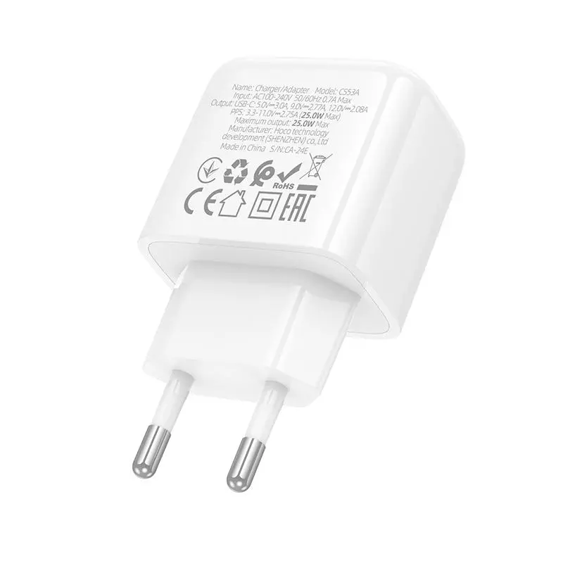 CS53A Surplus Single Port PD25W Charger(EU)