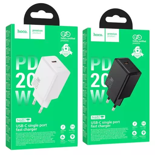 N68 Nuevo Single Port PD20W Charger(EU)