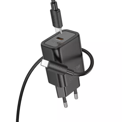 N62 Gentle Single Port PD30W Charger Set(C To IP)(EU)