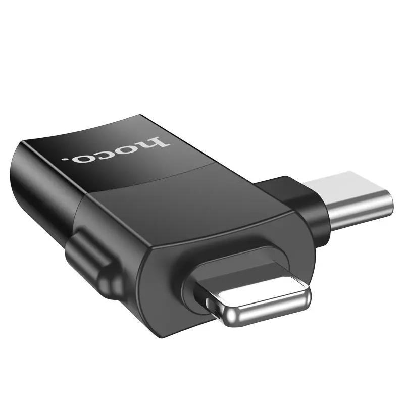 UA17 IP Male/Type-C Male To USB Female Two-in-one Adapter