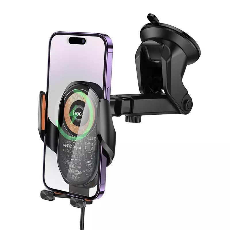 HW34 Blue Whale 3-Axis Linkage Wireless Fast Charging Car Holder(center Console) HW34 Blue Whale 3-Axis Linkage Wireless Fast Charging Car Holder(center Console)
