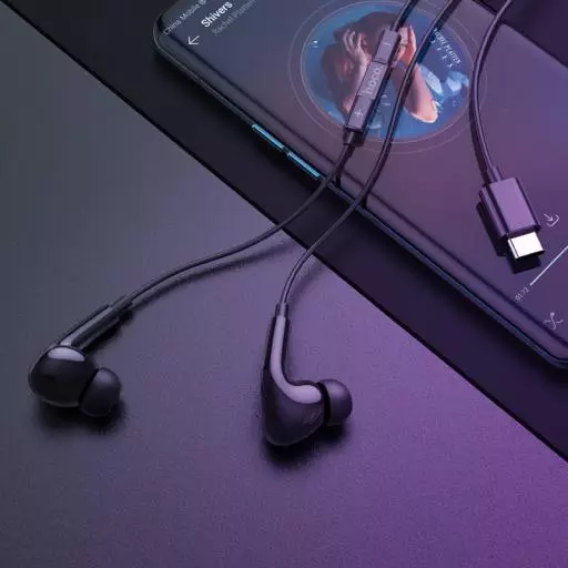 M101 Max Crystal Grace Type-C Wire-controled Digital Earphones With Microphone