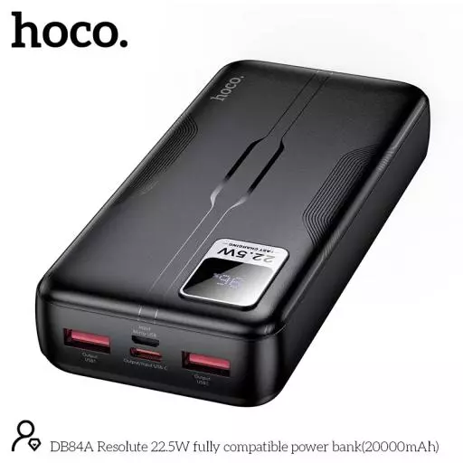 DB84A Resolute 22.5W Fully Compatible Power Bank(20000mAh)