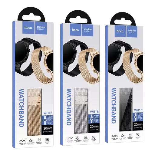WH16 Precioso Series Magnetic Milanese Steel Strap(20mm)