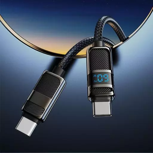 U137 Line 60W charging data cable with display C to C (1.2M)