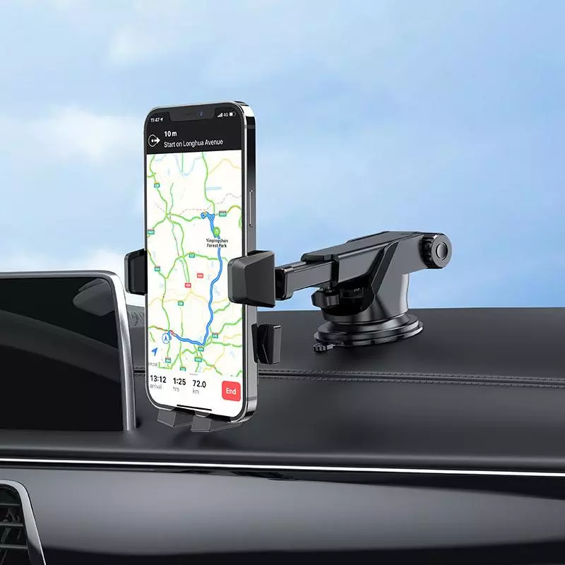 CA83 David One-button Center Console Car Holder
